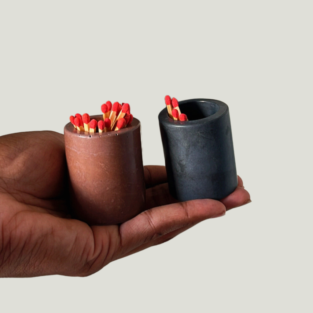 Concrete Match Holder